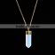 Wholesale Popular Opal Natural Stone Bullet Necklace Online Shop China SMJ0132