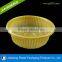Golden Round Small Plastic Mooncake Box Packing