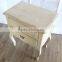French Provencal bedside table 2 drawer white nightstand bedroom furniture