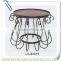 wrought iron round dog bed