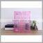 A4 plastic clear bag waterproof string closure document bag file folder lock pocket bag