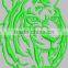 good price high quality Laser Cut Border Tiger head sew on felt Embroidery Patch For Clothing