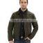 Bottom price stylish green leather jacket men