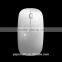 Flat Wireless mouse 2.4 GHZ Wireless Mouse Flat Wireless Optical Mouse( White Glossy)