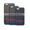 Carbon Fiber Leather Protective Case for iPhone 6S - Black