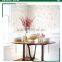 expensive golden edge non woven wallpaper, funky scrolling wall mural for living room , eco wall paper roll