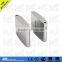 china wing gate turnstile with best price with dc motor access control stainless steel surface