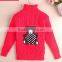 Little bear render turtleneck Children's sweater