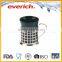 Custom creative double wall ceramic mug cup