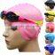 Stylish Waterproof silicone swimming cap for long hair