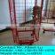 Storage Rolling Wire Mesh Trolley 3 Sided A Frame Roll Cage