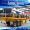 40ft 3 axle flatbed container semi trailer/Hot timber semi trailer, flatbed timber trailer