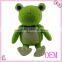 Custom cute plush frog animal sounds toys