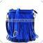 FRINGED SMALL CROSS BODY SUEDE TASSEL TOTE BAG