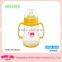 Wide Neck Temperature Reaction Bottom PP Plastic Feeding Bottle With Handle