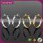 China Wholesale Market Stainless Steel Hoops Thread Earrings Frame