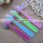hot sales food grade silicone baby spoon with inserted nylon stick