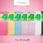 Multiple Pure Colors Leather Case With HD Open Window View Matte Back Cover For iPhone 6