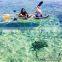 SUN LIFE canoa policarbonato clear plastic boat,glass bottom boat