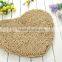 Microfiber heart shape bedroom mat