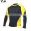 Sublimation compression shirt men custom