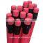 Wood Free Bright Pink Fluorescent paint HB Plastic Pencil with Eraser Topper