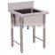 Commercial Handmade Stainless Steel Single Bowl Kitchen Sink
