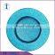 Wholesale Harvest Colorful Electroplating Charger Plate Glass Wedding Decoration