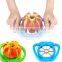 2016 New Hot Household Fruit Vegetable Apple Cutter Tools Plastic Stainless Steel Women Kitchen Tool Fruit Cutter Device Zesters