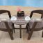 US Style Modern HDPE Plastic Wood Table And Armchairs Set for Yard