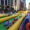 2015 commercial inflatable Double Lane Slip Slide