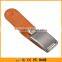 Logo Embossed Hot USB 3.0 Black Leather USB Flash Drive                        
                                                Quality Choice