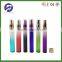Colored 10ml empty glass tube bottle with screw aluminum sprayer