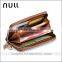 Good quality credit card holder zipper phone case leather travel wallet
