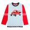 (A6059) new style cotton cheap clothes boutique car pattern casual o-neck t shirt baby boy long sleeve kids wear of nova brand