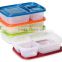 Bento Lunch Box Containers, FOOD CONTIANER with 3 dividers container