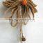 Handmade Artificial Flowers Burlap Butterfly With Polyfaom Balls Christmas Decorations Ornament
