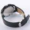 Sport style nickel free leather band hand watch for man