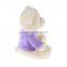 Purple T shirt valentine day teddy bear