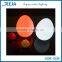 7cm diameter mini led egg light/battery powered color changing egg light for home decor