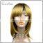 100% virgin brazilian human hair full lace wig ombre blonde wig