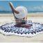 Colorful round beach towel