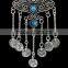 Wholesale Boho Antique African Statement Coin Long Tassel Pendants Luxury Necklace