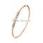 Carving Roman Numerals Lover Cuff Bangle Bracelets Wedding Jewelry