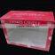Art card box, foldable box with lips