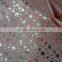 Silver printing fabric/ sliver pressed fabric