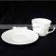 Cheap bulk wholesale white custom printed ceramic tea cups and saucers