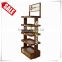 Professional wooden sign display block modern wooden shoes cabinet