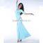 Wuchieal Short Sleeve and High Slit Sexy Indian Dress, Soft and Comfortable Women Dance Dress