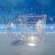 Mini Style 100ml Capacity Clear Handled Two Spouts Glass Measuring Coffee Cup